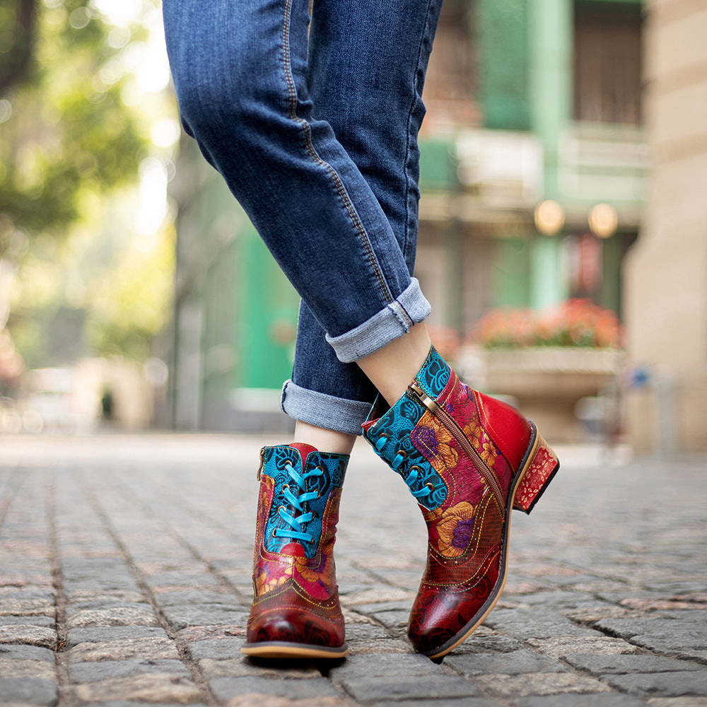 Bottes Décontractées pour Femme – Style Authentique et Confort