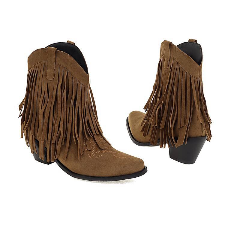 Bottes pour Femme à Bout Carré
