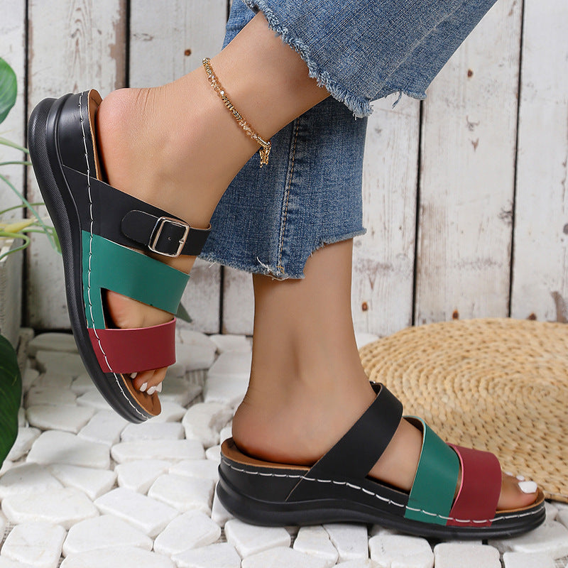 Sandale de Plage Colorée – Confort et Style Estival