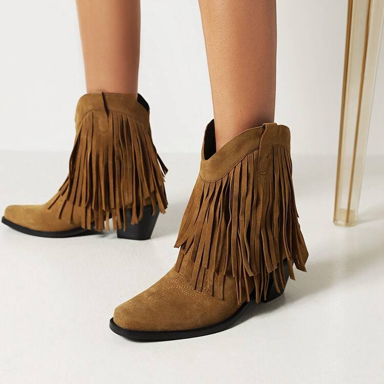 Bottes pour Femme à Bout Carré