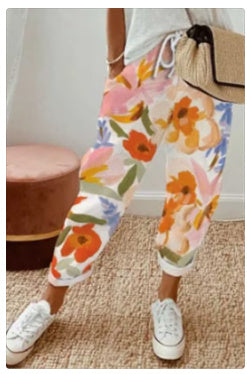 Pantalons Femme en Coton et Lin - Look Casual et Raffiné
