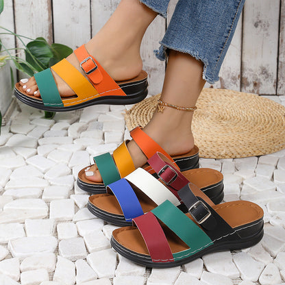 Sandale de Plage Colorée – Confort et Style Estival