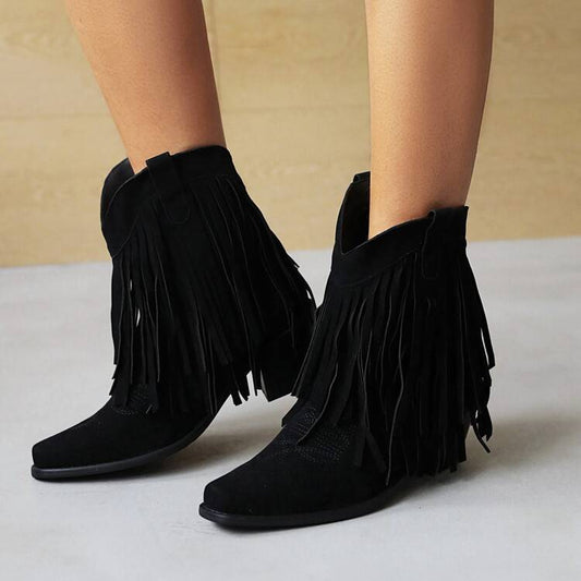Bottes pour Femme à Bout Carré
